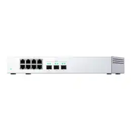QNAP - Commutateur - non géré - 3 x 10 Gigabit SFP+ + 8 x 10 - 100 - 1000 - de bureau (QSW-308S)_1